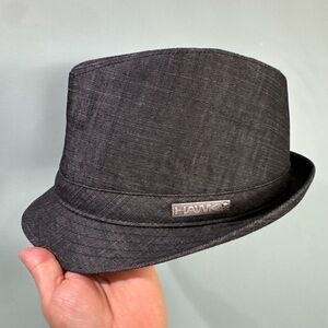 Tony Hawk Mens Hat Gray Fedora Size S/M Unisex Hipster Skater Surfer Cotton